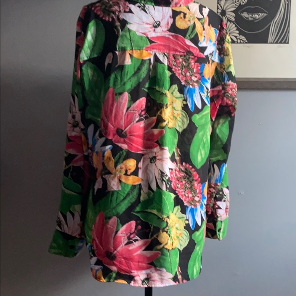 sheer blouse xl euc worn once - Picture 2 of 6
